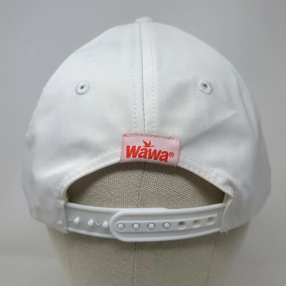 Wawa 5 Panel White One Size Hoagies Red Rope Script Snapback Polyester Hat